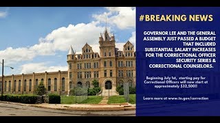 BREAKING NEWS: Pay Raises for Select TDOC Staff