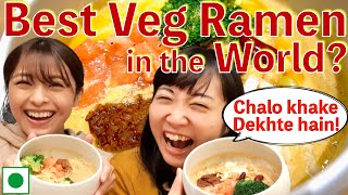 Best Veg Ramen in the world?Japani Veg(Vegan) Ramen kaisi hoti hai? Non-veg Ramen se badhiya?