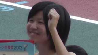 陸上 少年女子A Jr. Women 400m 表彰式 東京国体 2013.10.7