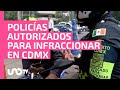 Ve aquí lista de nombres de policías que están autorizados para infraccionar en CDMX