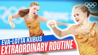 Eva-Lotta Kiibus skates to Lady Gaga montage! ⛸