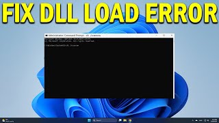 How To Fix ImportError.Dll Load Failed The Specified Module Could Not Be Found - Quick Fix