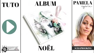 Tutoriel mini album de NOËL par Pamela