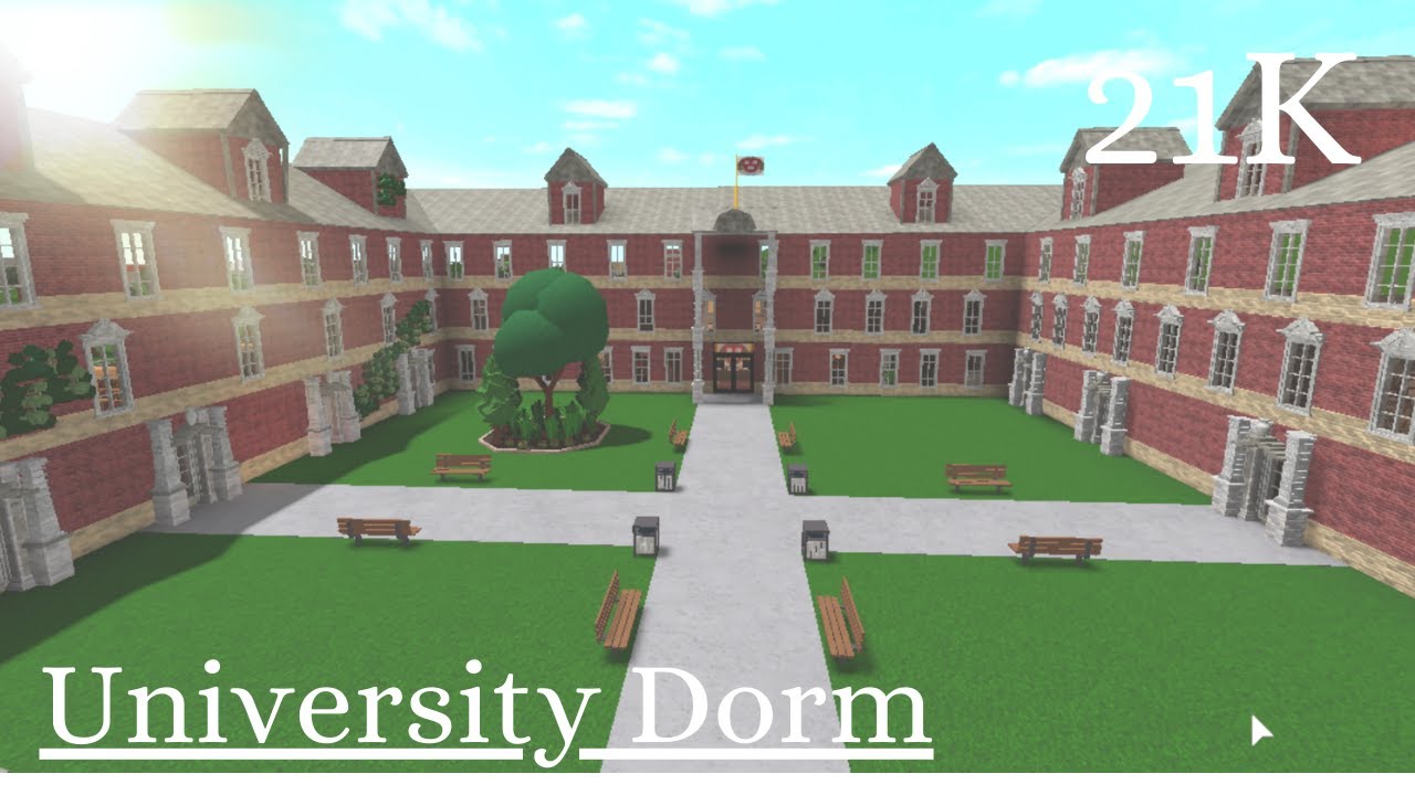 University Dorm Tour | Roblox Bloxburg | 21K | TheBloxburguy | - YouTube