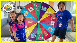 SPIN The MYSTERY WHEEL & DOING WHATEVER IT LANDS ON Challenge!!