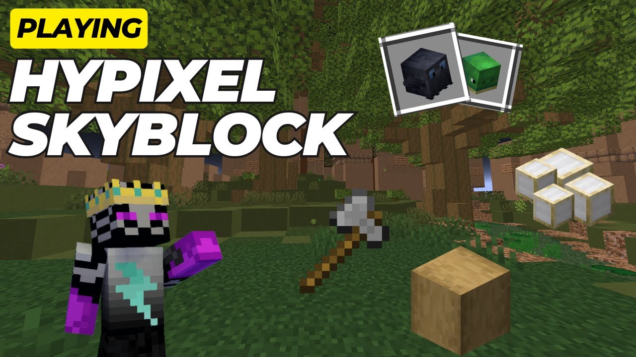 Playing Hypixel Skyblock Youtube
