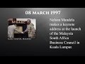 The Mandela Diaries: 08 March 1997