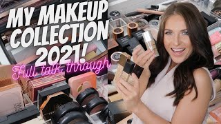 My Current Makeup Collection 2021! (Slowly decluttering all my makeup!)