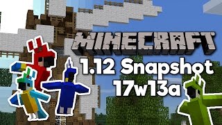 Minecraft: 1.12 Snapshot 17w13a - PARROTS! ADVANCEMENTS! RECIPE BOOKS!