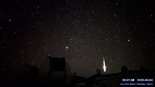 ハワイ・マウナケア星空ライブカメラ 2025年2月4日UTの流星ダイジェスト/Meteors over Maunakea, Hawaii, Feb 4, 2025 UT