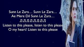 Sunn Le Zara Full Song Lyrics   1921   Arnab Dutta   Lyrics With English Translation