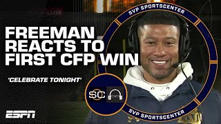 'Don't start thinking about Georgia' - Marcus Freeman reacts to CFP win vs. Indiana | SC with SVP