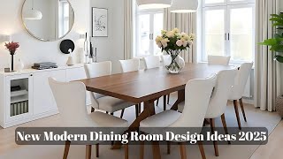 New Modern Dining Room Design Ideas 2025 Best Stylish Living Room Dining Table Decorating Ideas