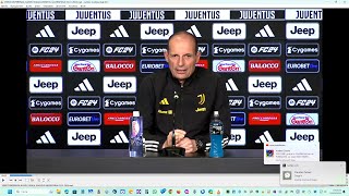 VIDEOCONFERENZA ALLEGRI VIGILIA JUVENTUS SALERNITANA 03 01 2024