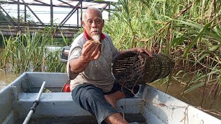 alhamdulillah..rezeki buat lauk tengahari..HAIL ANGKAT BUBU ASA UDANG DAN IKAN.#srift #slimriver