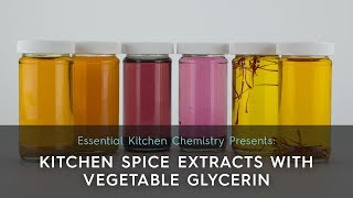 Kitchen Spice Extracts with Vegetable Glycerin