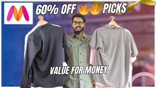 Crazy 😱 60% off Myntra sale haul| adidas Samba, formal shirts, printed, jeans, pants