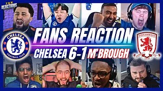 CHELSEA \u0026 BORO FANS REACTION TO CHELSEA 6-1 MIDDLESBROUGH | CARABAO CUP