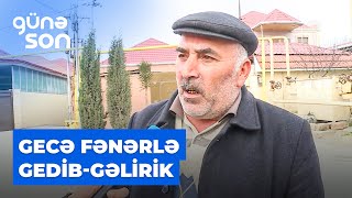 Günə son | Suraxanı rayonunda işıqlandırılma problemi