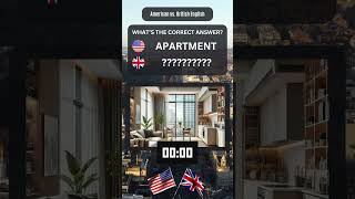 What’s Apartment in British English? Do You Know? 🏠  #quiz