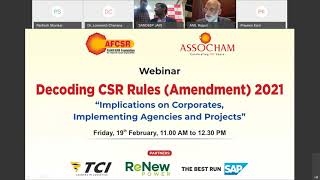 Decoding CSR Rules Amendment 2021-Implications on Corporates, Implementing Agencies \u0026 Projects