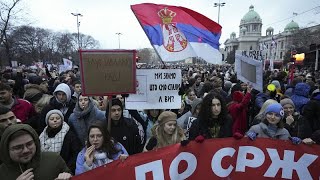 Ismét több ezren tüntettek Belgrádban a szerb kormány ellen