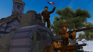 Brass Brigade - Battle for France Gameplay - French Army