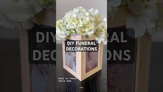 Dollar Tree DIY Funeral Centerpieces #dollartreediy #diyfuneraldecor #funeraldecorations