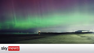 Northern Lights: Rare Aurora display across UK