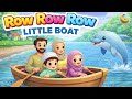 Row Row Row Little Boat | Islamic Kids Nasheed 🌊🚣‍♀️