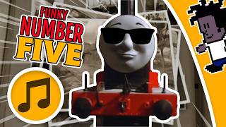 FUNKY NUMBER FIVE | A Thomas \u0026 Friends Inspired Original Song (James The Red Engine Tribute)