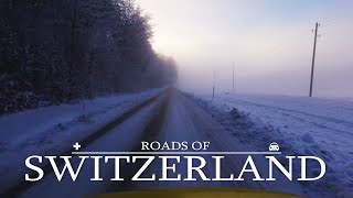 Winter Drive Through Snowy Switzerland | Lofi \u0026 Lounge Music for Relaxation, Study, and Sleep