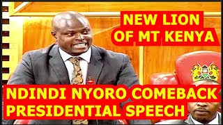 🔥🔥FINALLY AFTER LONG SILENCE, MP NDINDI NYORO DELIVER 'PRESIDENTIAL' SPEECH IN PARLIAMENT ON CULTURE