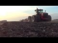 Fall Tillage 2015 - Versatile 575 Tractor pulling a 21 foot Krause Dominator