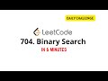 LeetCode 704 - Binary Search [Daily Challenge]