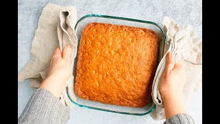 Carrot Walnut Cake (for snacking)