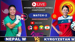 Women’s Football 2025: Nepal W vs Kyrgyzstan W | Match Preview \u0026 Predictions || LIVE