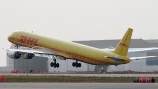 DHL Cargo McDonnell Douglas DC-8-73(F) [N803DH] Pushback and Takeoff