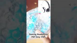 Gaming Headphone P47 Only 174₹ #shorts #ytshorts #viralvideos #bgmi #citymall #gaming #headphone