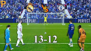 Real Madrid vs Chelsea [ Longest Penalty Shootout]  eFootball™ PC Gameplay #judebellingham