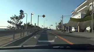 Driving Japan 1080p Japan National Route 134（from Oiso）④：Hayama 2013-01-12