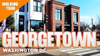 Georgetown, Washington DC Walking Tour Fall | Where To Live in Northern Virginia [4K 60FPS]