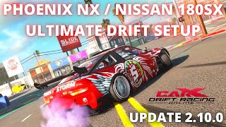 CarX Drift Racing Online - Best Phoenix NX / Nissan 180sx Ultimate Drift Setup PS4/XBOX/PC