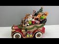 fitz and floyd santa s classic car wind up musical christmas decoration