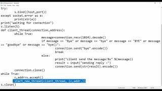 SOCKET PROGRAMMING | TCP COMMUNICATION | CODE FOR MULTICLIENT SERVER |