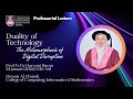 Professorial Lecture with Prof Ts Dr Haryani Haron