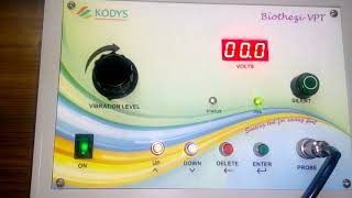 KODYS BIOTHEZI VPT DEMONSTRATION FOR FOOT VIBRATION PERCEPTION DETECTION