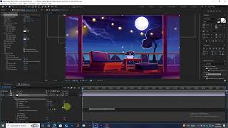 Create Realistic Rain \u0026 Lightning Strikes in After Effects | Cinematic 2D Scene Tutorial | Sikkhon