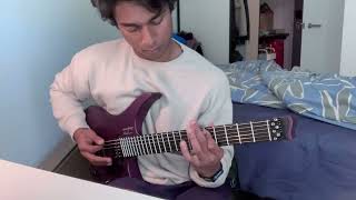 Periphery / Monuments style prog/djent riff with a strandberg boden metal nt 6
