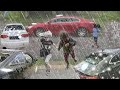 Crazy Hail damage Cars in Minneapolis, Mn! Tennis-Ball-Sized hail in minnesota | hail storm 2023